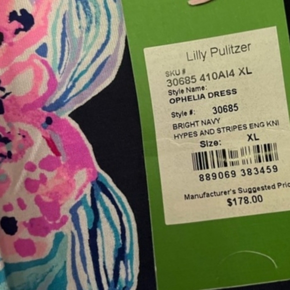 Lilly Puliter Ophelia - Bright Navy Hypes and Stripes - Picture 7 of 7